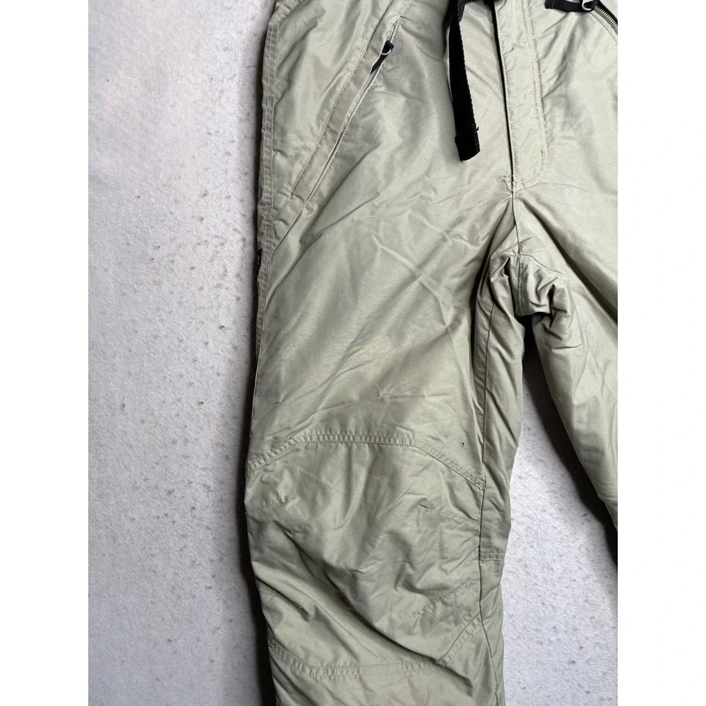 Columbia Mens S Snow Pants Sage Green Insulated Ski Snowboard Belted Trousers